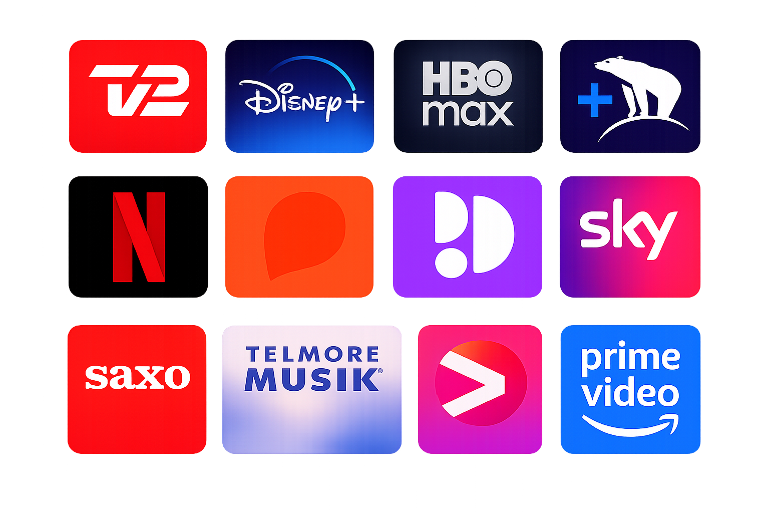 Mobilabonnement med streamingtjenester