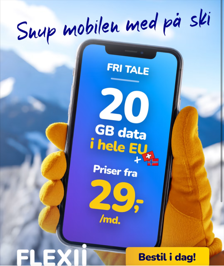 Flexii mobilabonnementer tilbud - weekend tilbud