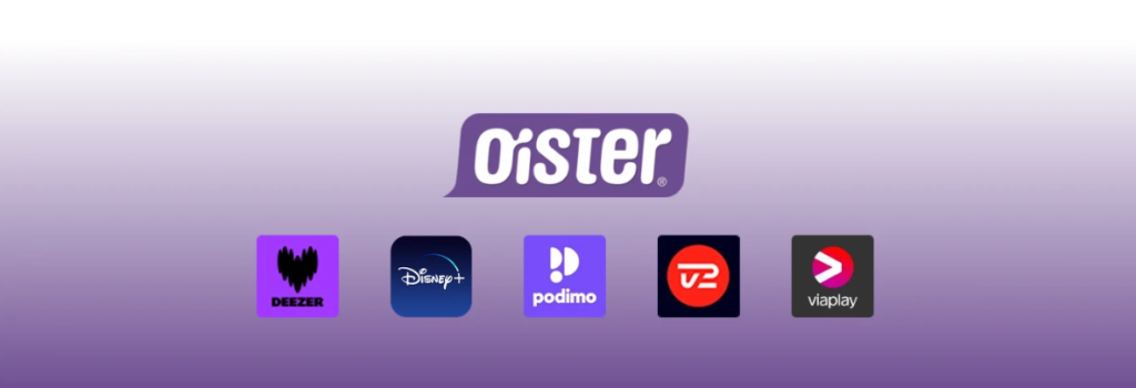 Oister streamingtjenester