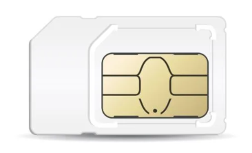 Simkort hvid til mobiltbredbånd