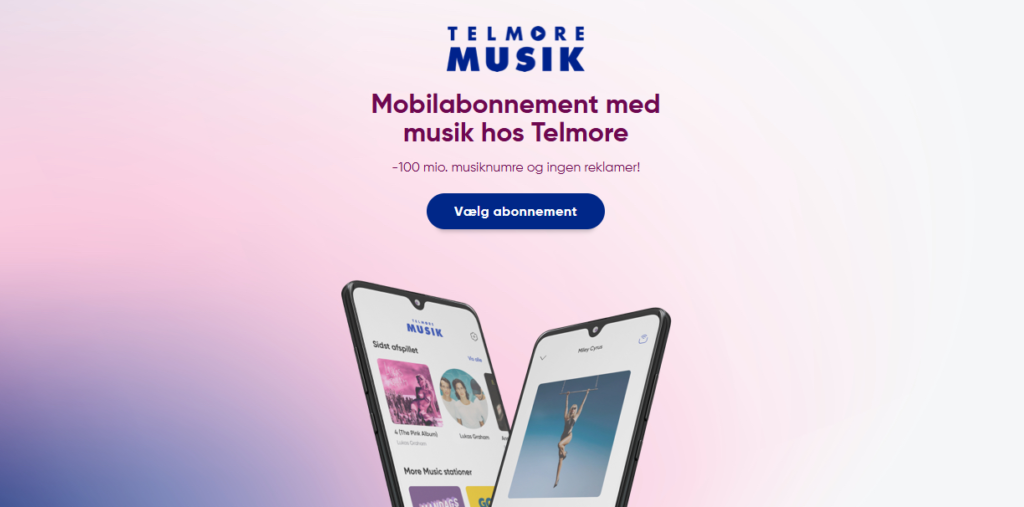 Telmore Musik forside