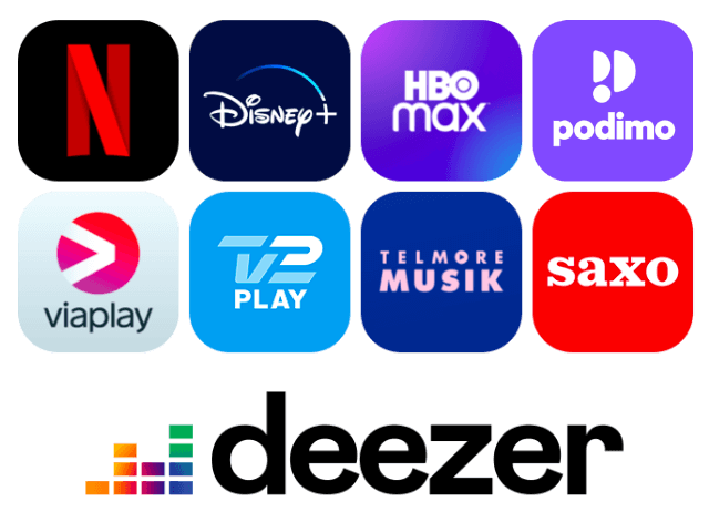 Mobilabonnement med streaming